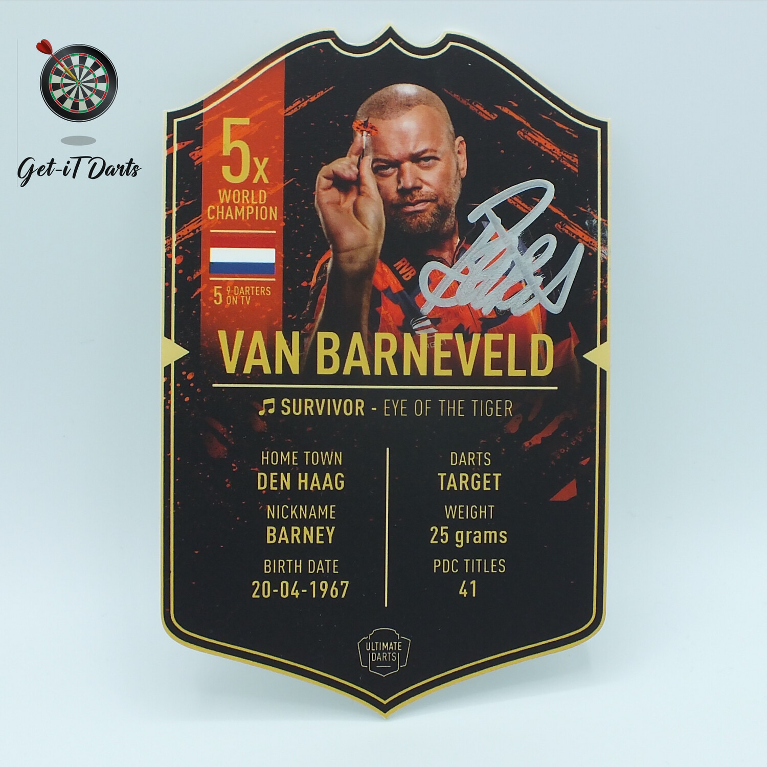 Ultimate Card RvB Signed Black/Orange
