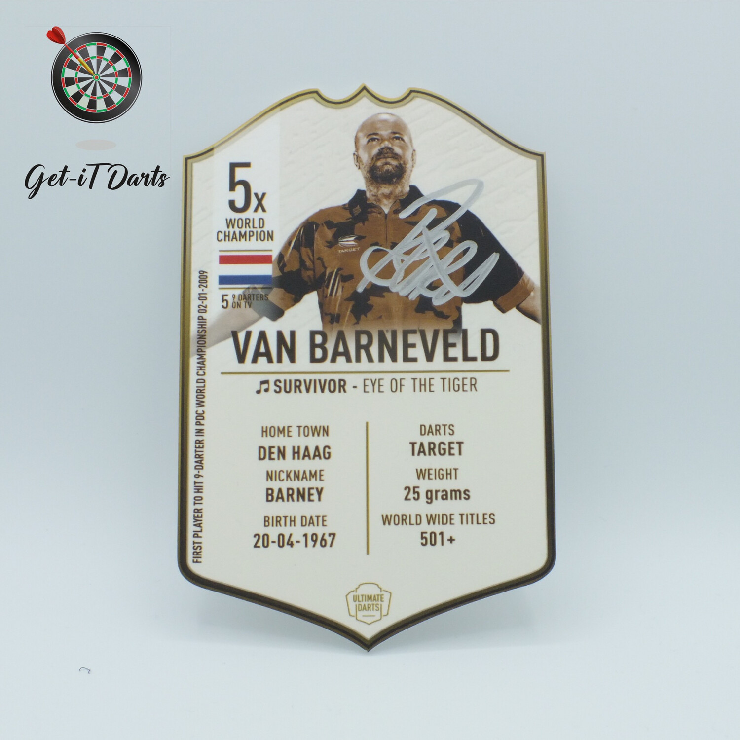 Ultimate Card RvB Signed White