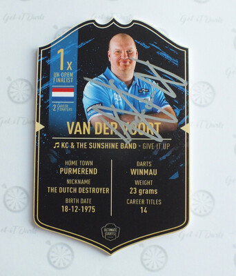 Ultimate Card Vincent van der Voort L 37x25cm gesigneerd 