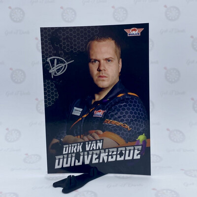 Playercard Signed Dirk Van Duijvenbode Silver Signed