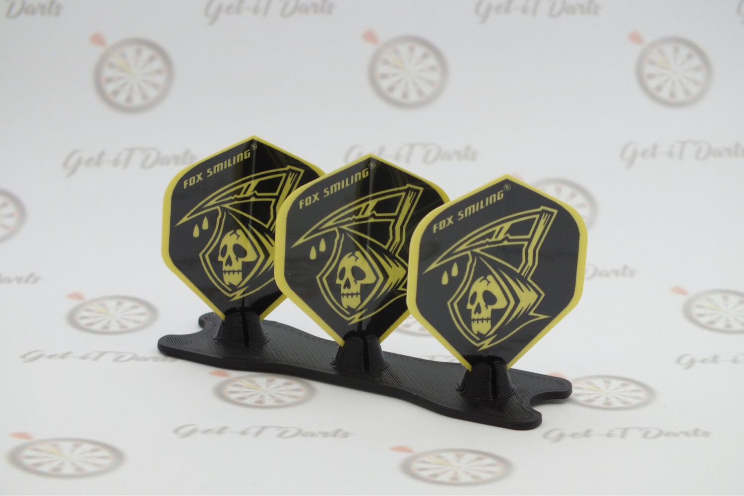 Flights Set 3pcs Yellow Skull
