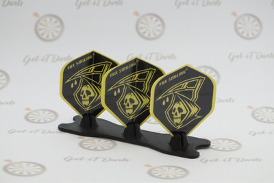 Flights Set 3pcs Yellow Skull