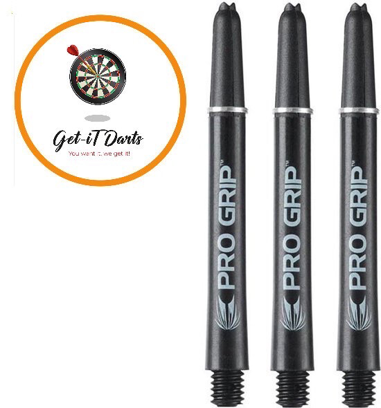 Shafts Target pro grip Medium Set Of 3 Black