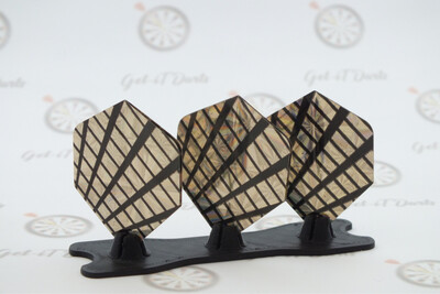 Flights Set Of 3 Metallic Gold Block