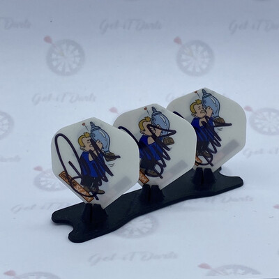 Flights Signed By Raymond Van Barneveld  Grand Slam Trophy