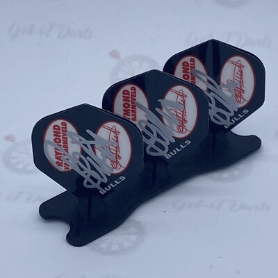 Signed Flights Raymond Van Barneveld Bulls Red