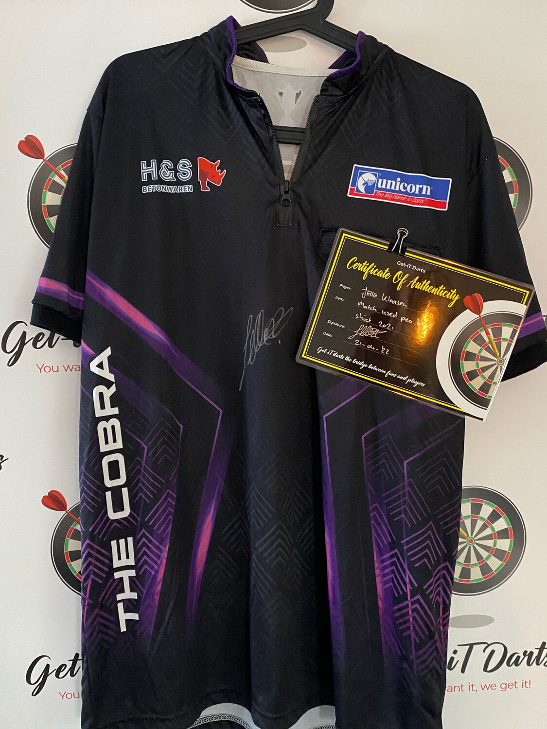 Jelle Klaasen Shirt Match Used Pro Tour 2021