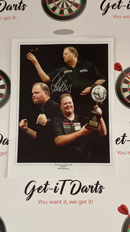 Photo Raymond van Barneveld Signed