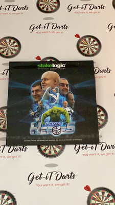 Stake Logic Darts Heroes Dartbord Flockboard