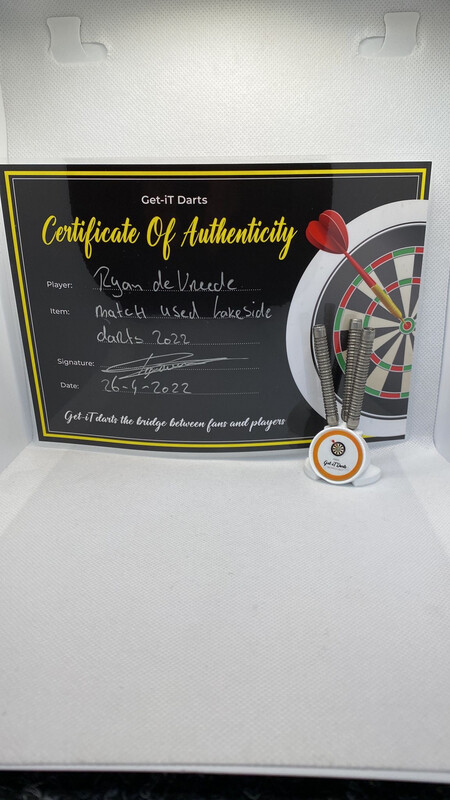 Darts Match Used Ryan De Vreede