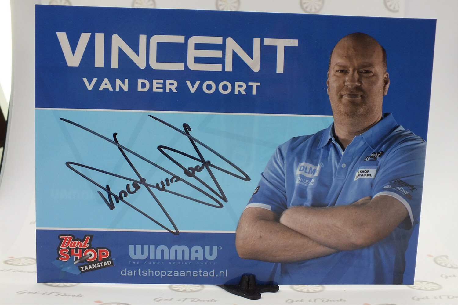 Playercard Vincent Van Der Voort Signed