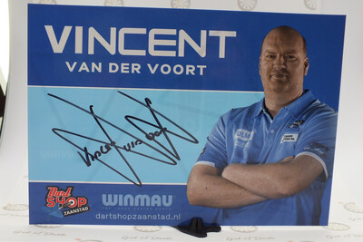 Playercard Vincent Van Der Voort Signed