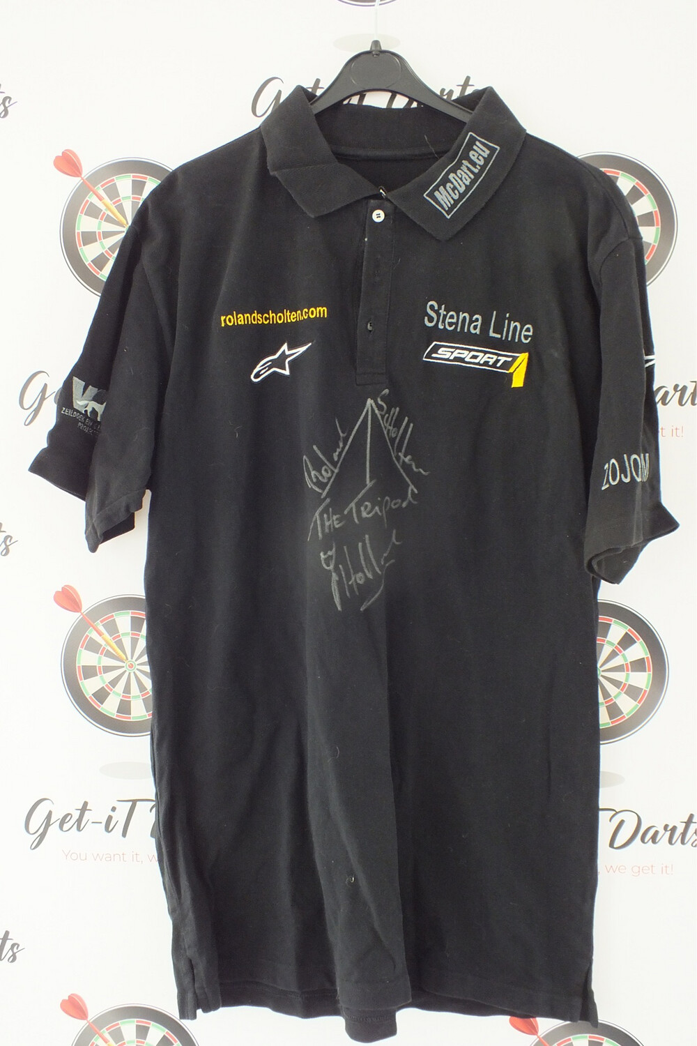 Shirt Match Worn Roland Scholten Black