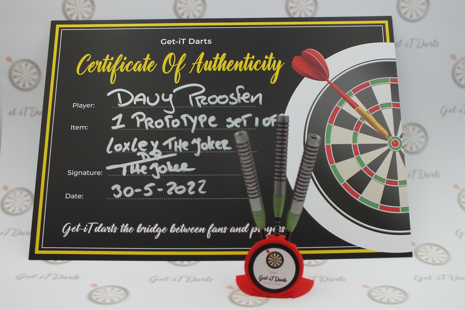 Dave Proosten Prototype Loxley Darts 1/2