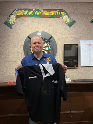 Shirt Nederland Signed By Raymond Van Barneveld World Champion 1999 Durban WDF