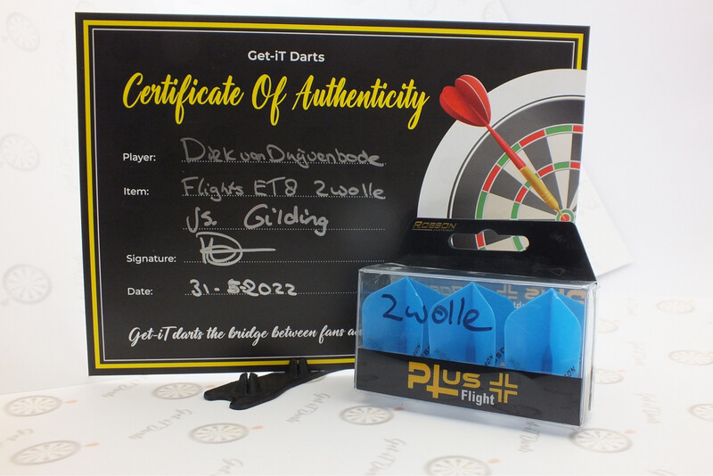 Dirk Van Duijvenbode Match Used Flights Eurotour 8 Zwolle Vs Guilding