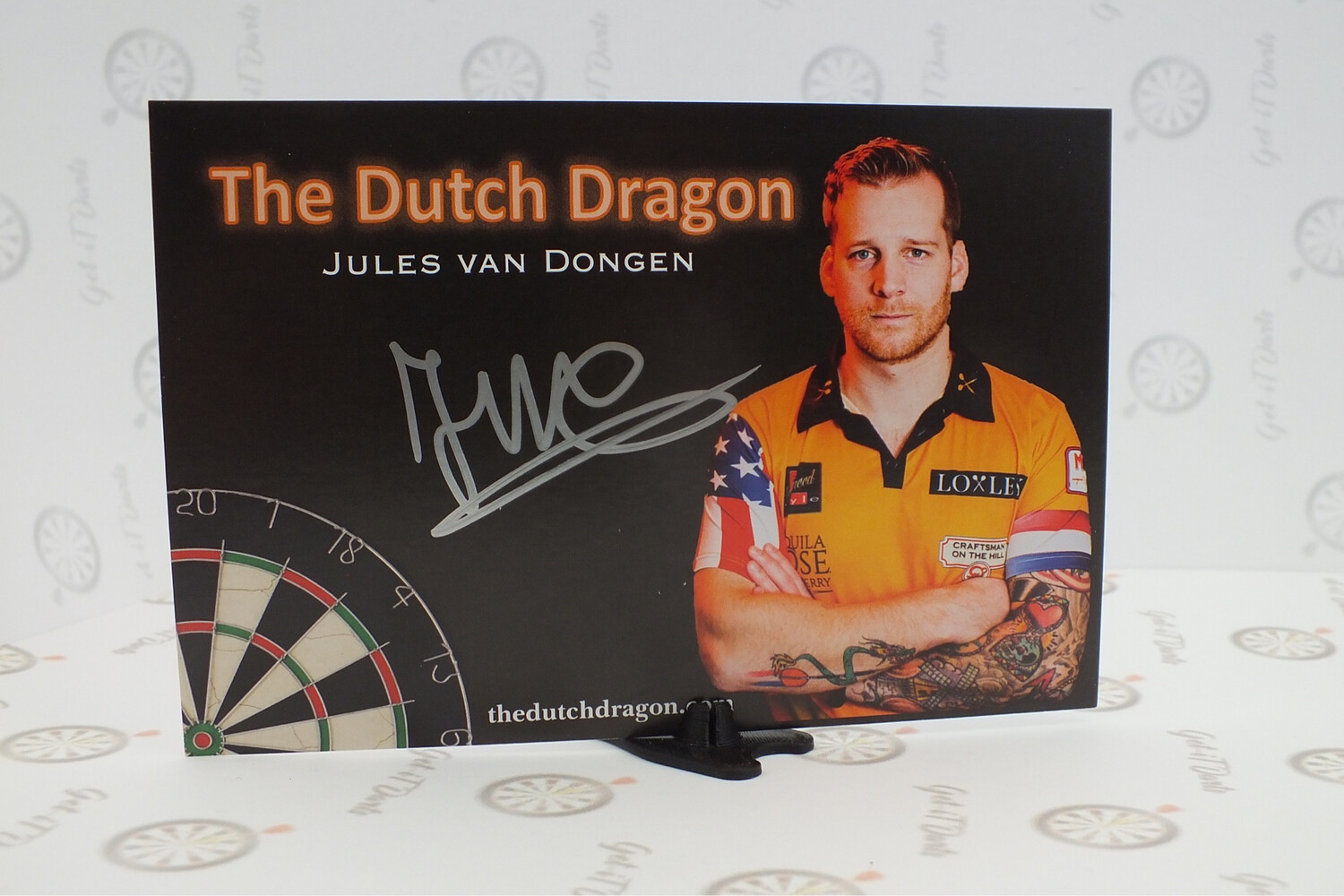Jules Van Dongen Photocard Signed