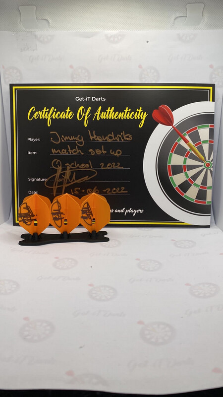 Jimmy Hendriks Match Used Flights Q-scool 2022