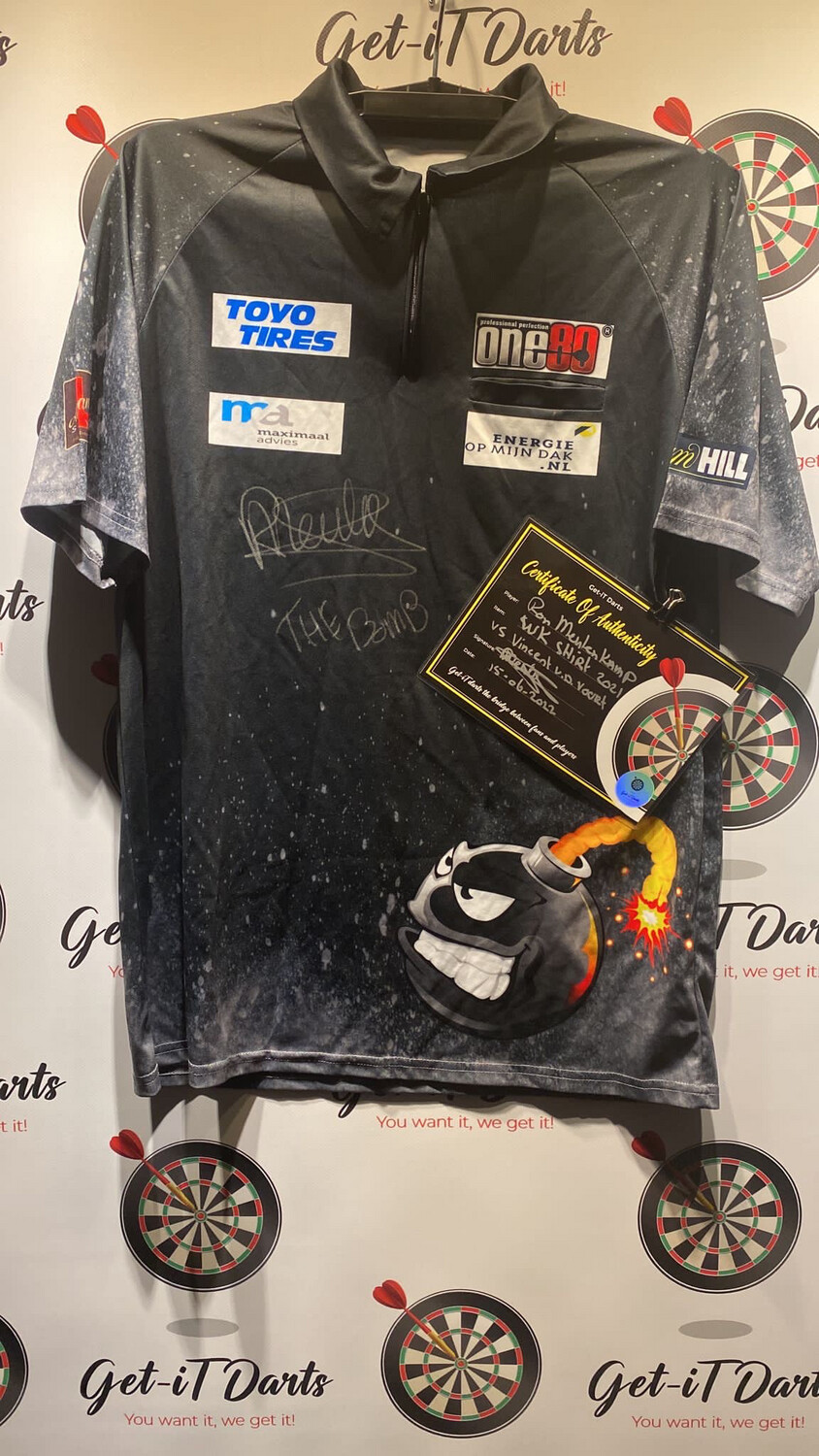 Ron Meulenkamp Match Used Shirt WC 2021 vs Vincent Van Der Voort