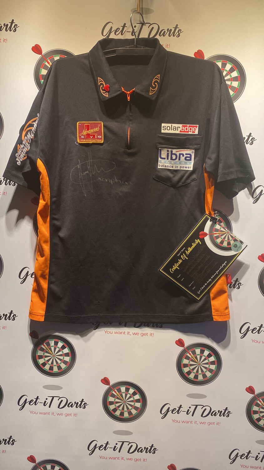 Jimmy Hendriks Match Used Shirt Pro Tour 2016