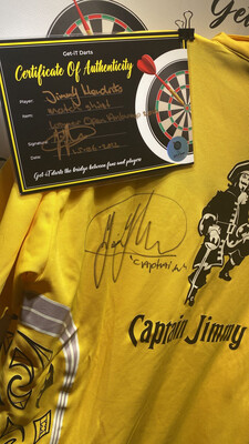 Jimmy Hendriks Match Used Shirt Winner Open Antwerpen Jimmy Hendriks Match Used Shirt Winner Open Antwerpen