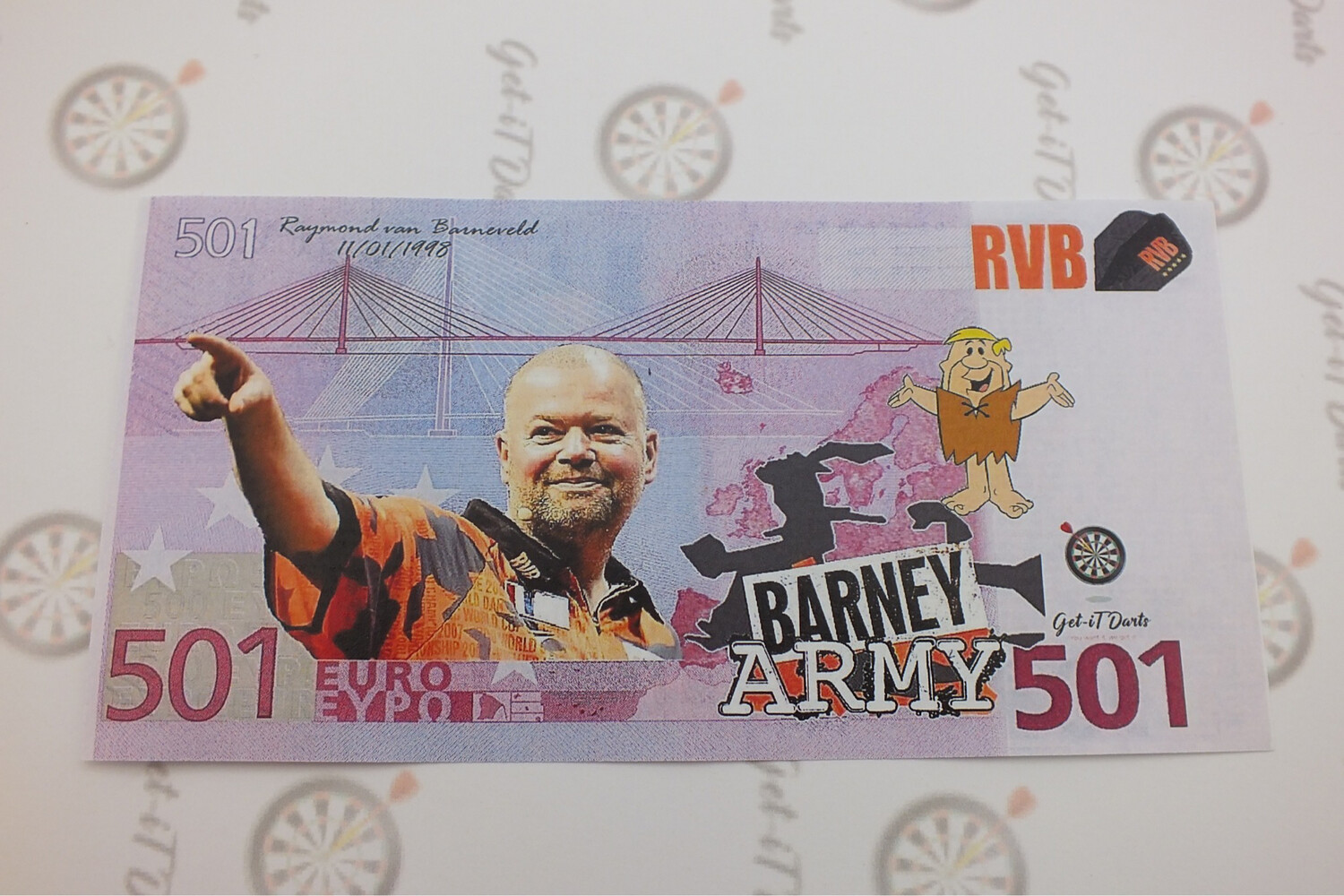 Collection Money Bills Unsigned Raymond Van Barneveld