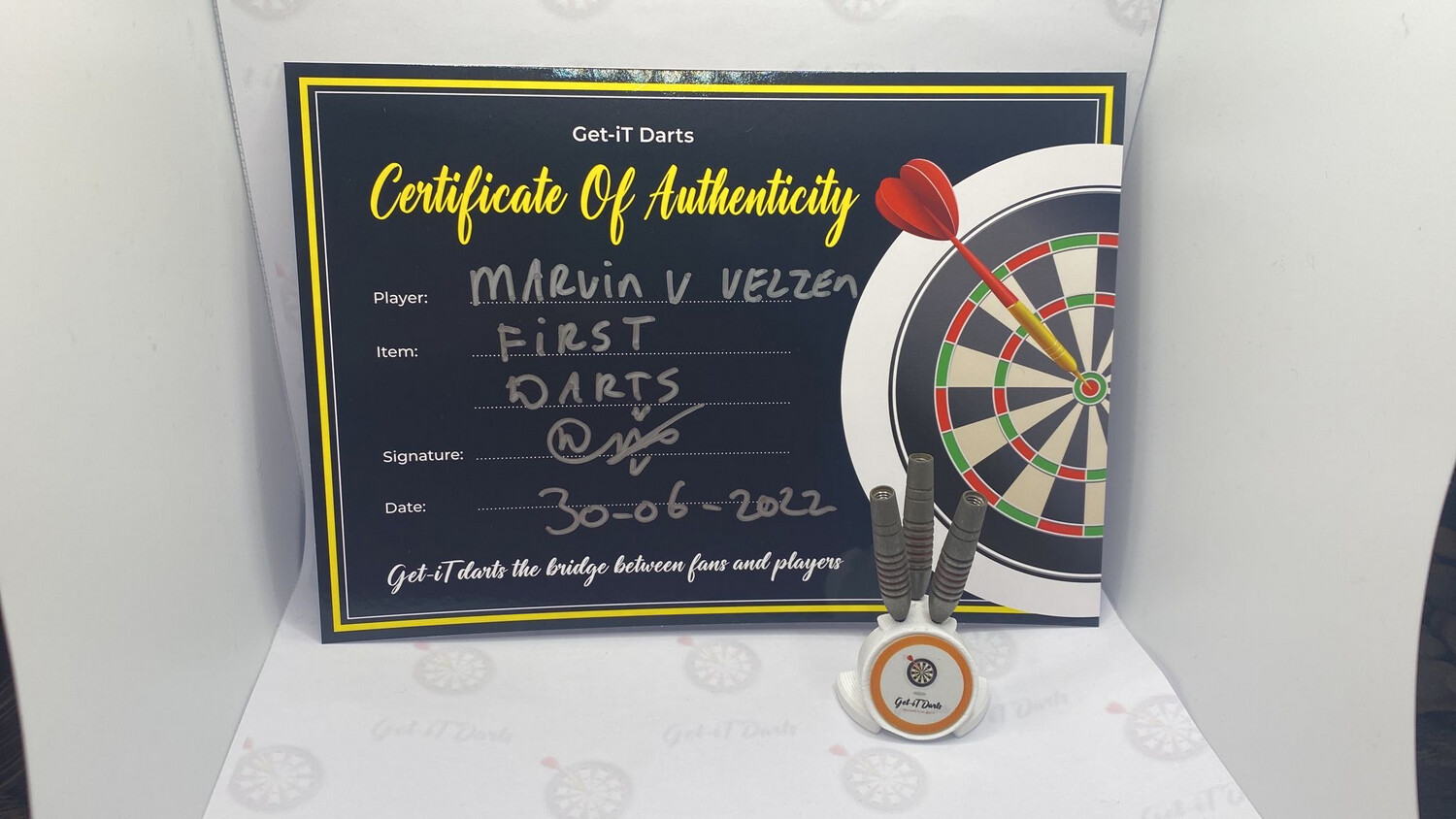 Marvin Van Velzen First Used Darts