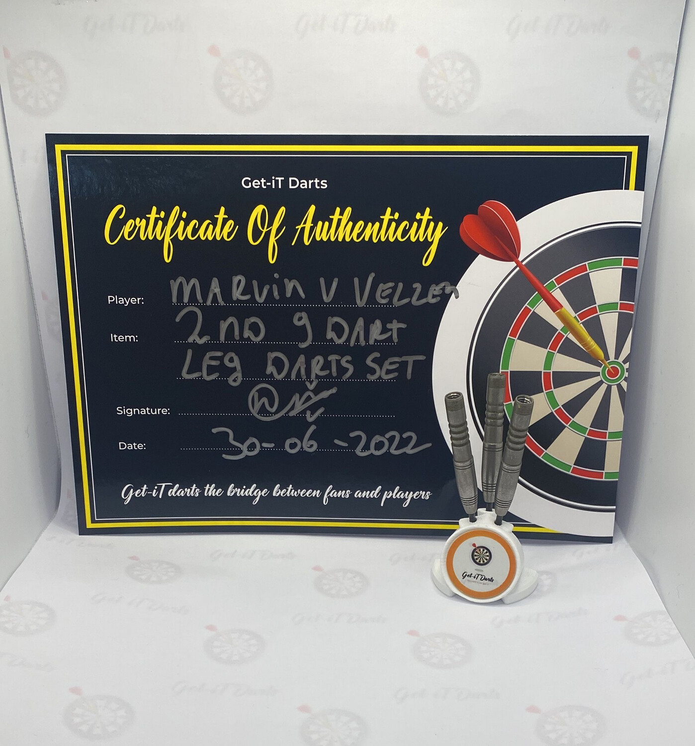 Marvin Van Velzen 2nd 9 Dart Leg (With This Set)