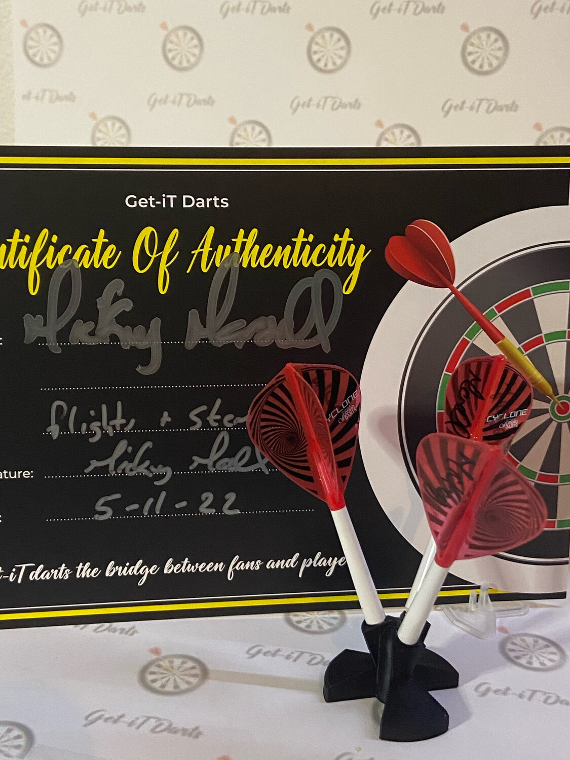 Mickey Mansell New Signed Setup