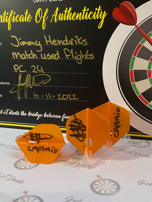 Jimmy Hendriks Match Used Flights