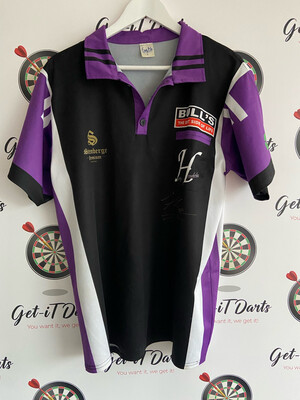 Jerry Hendriks match used shirt vs Phil Taylor