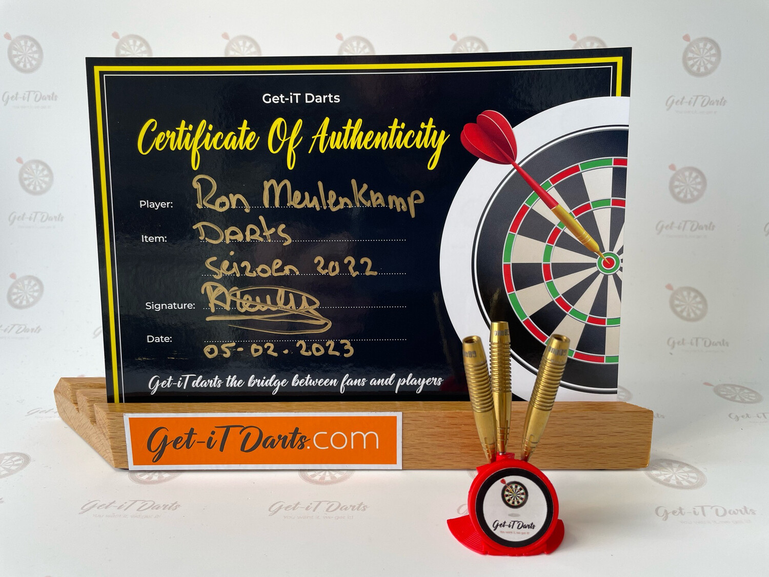 Ron Meulenkamp match used darts 2022