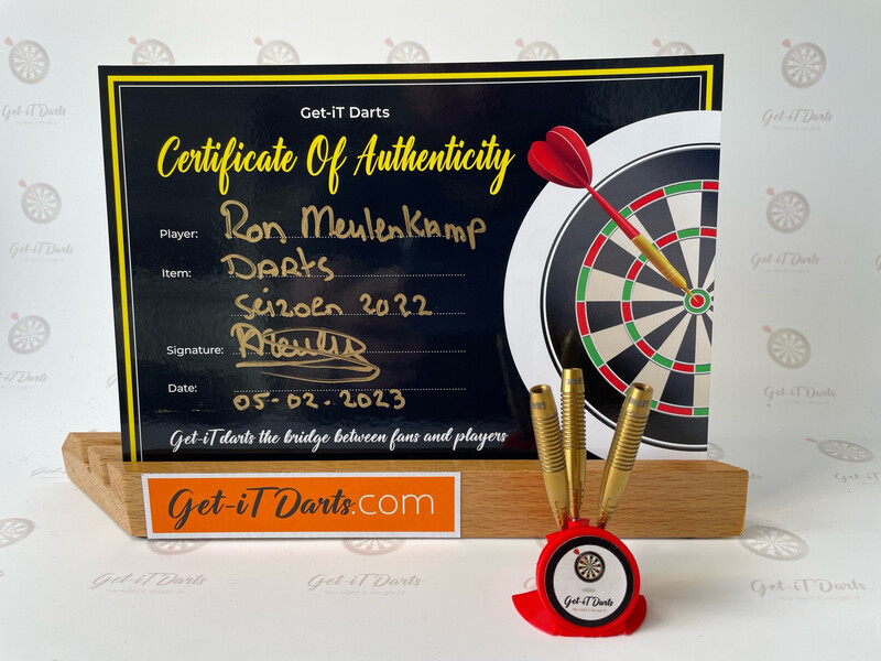 Ron Meulenkamp match used darts 2022