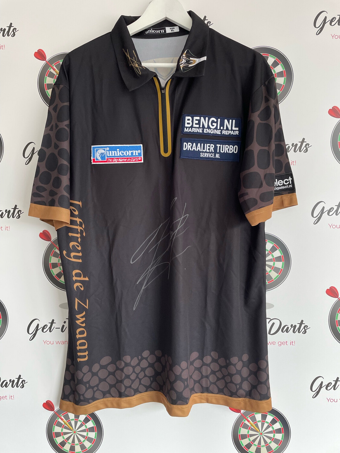 Jeffrey de Zwaan match used shirt