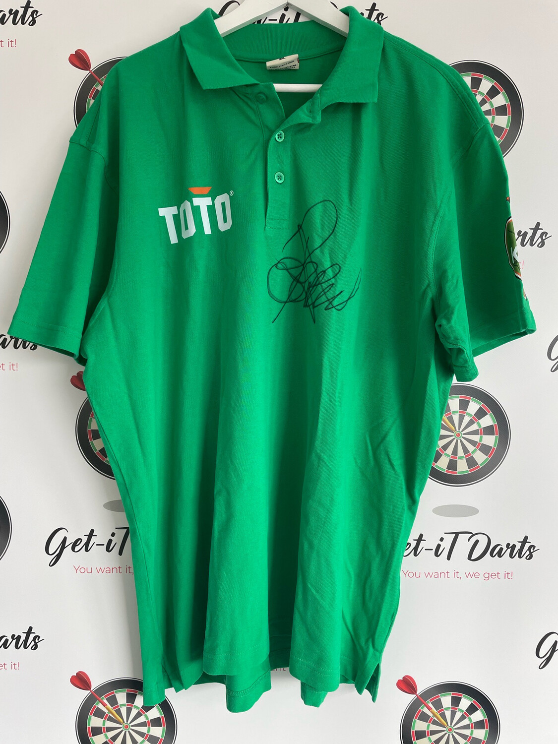 Raymond van Barneveld Toto Polo gesigneerd
