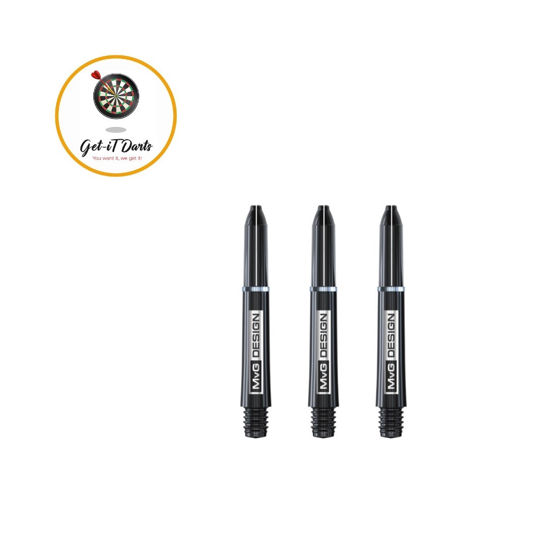 Winmau shafts Mvg design Black 36mm
