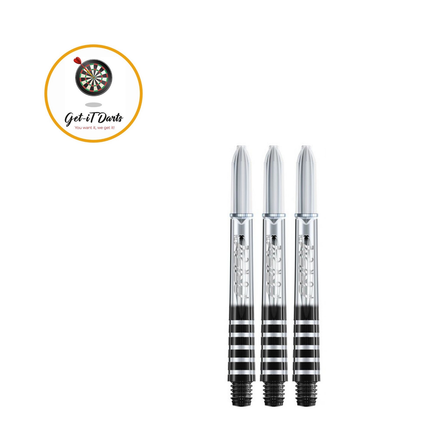 Winmau shafts prism force transparent 48mm