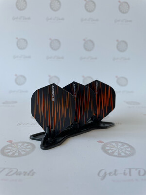 Target Flights ultra vision orange stripes