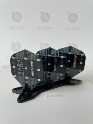 Flights Unicorn Gary Anderson black ultra fly