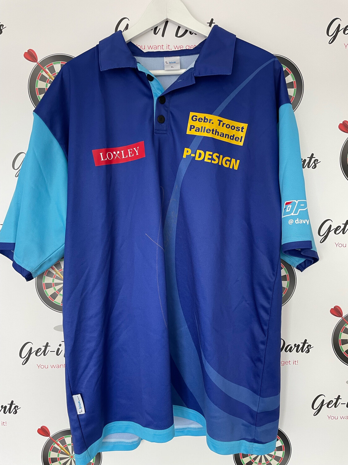 Ryan de Vreede match used shirt UK open 2022
