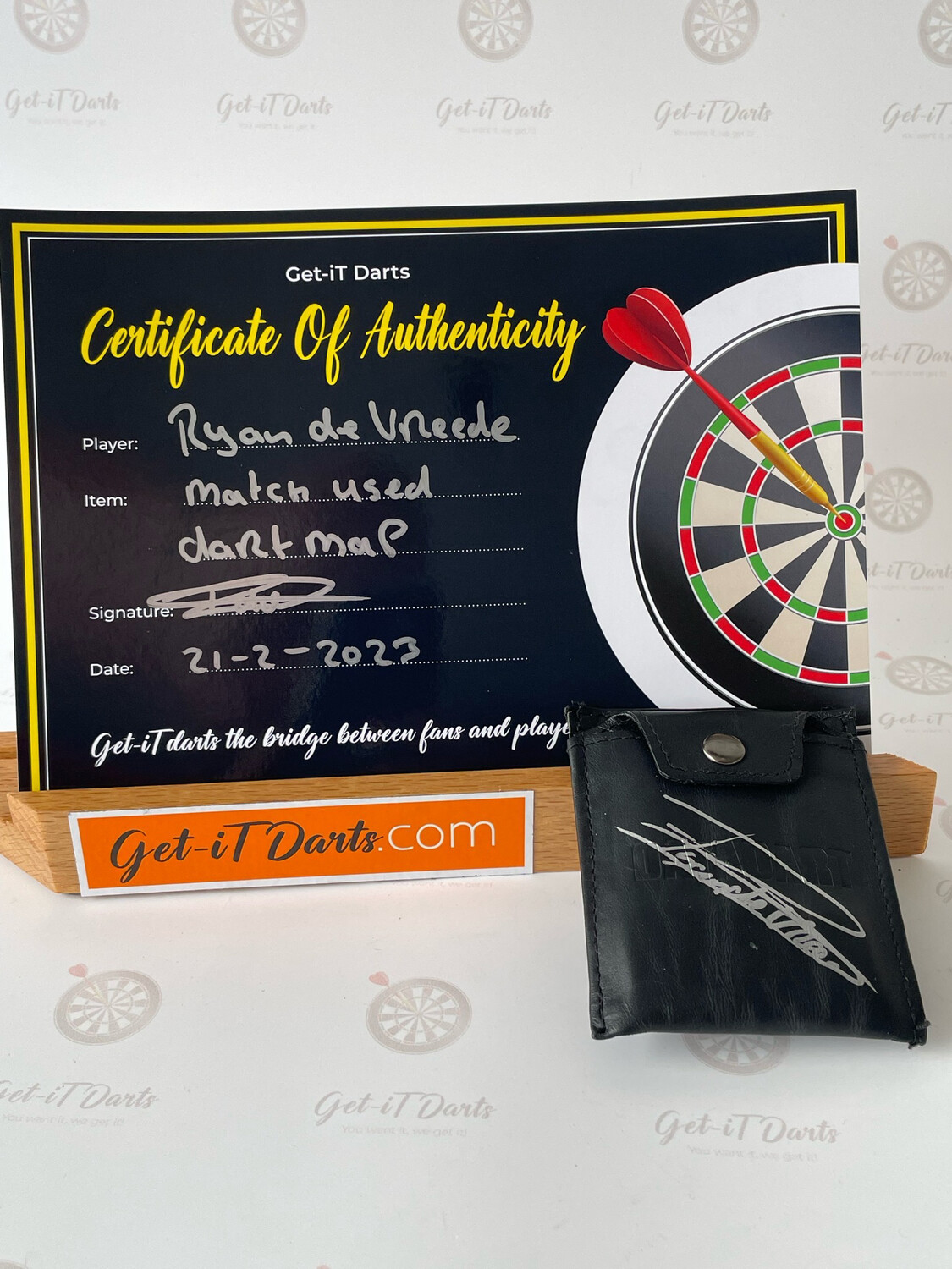 Ryan de Vreede used darts wallet