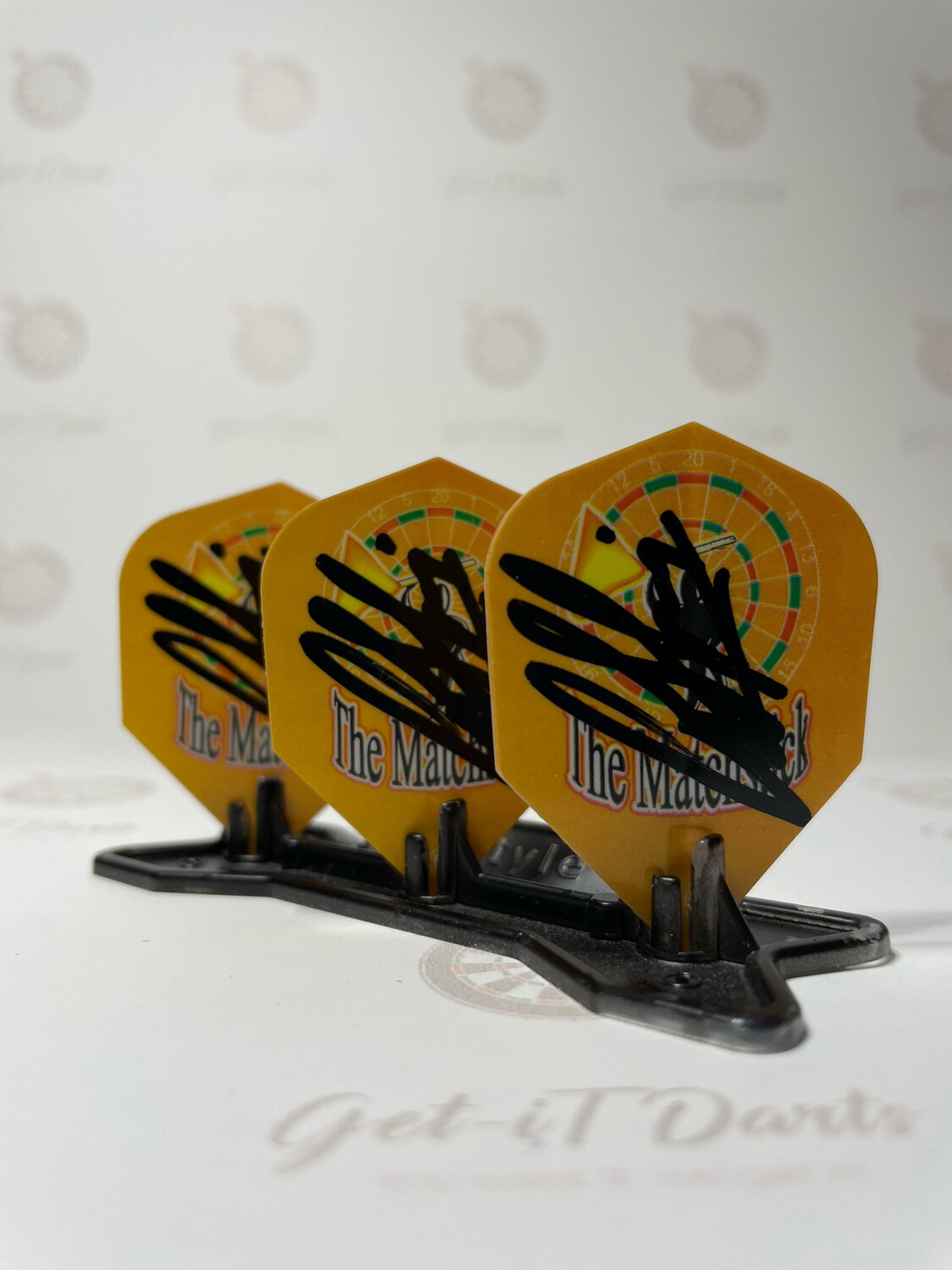 Co Stompe signed flights 'the matchstick' orange
