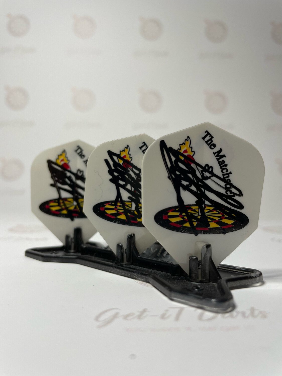 Co Stompe signed flights 'the matchstick' white