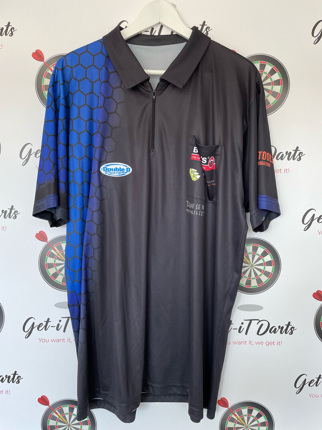 Danny Jansen Match worn shirt Austrian open vs Luke Humpfries