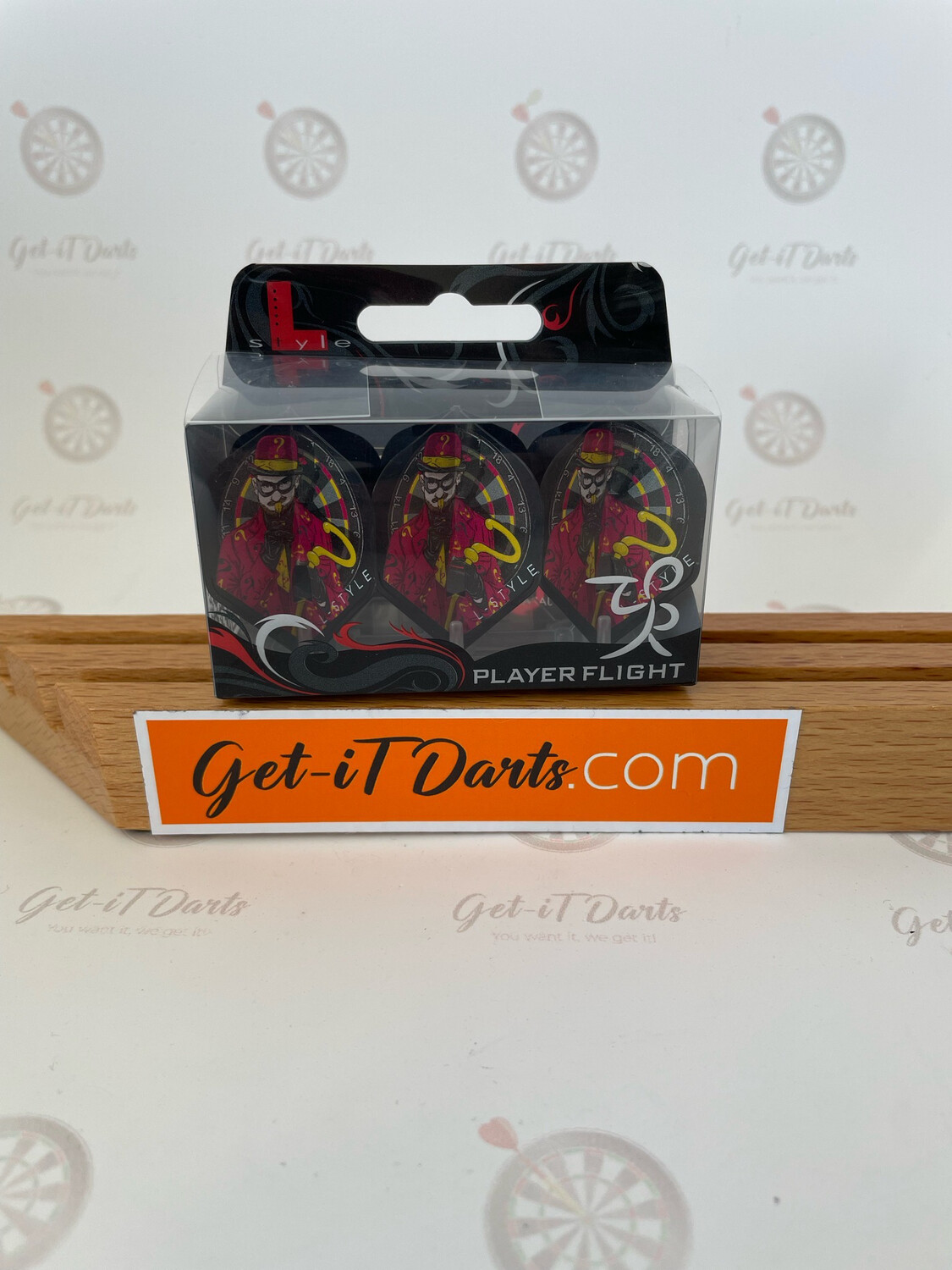 Brian Raman L-style flights signed