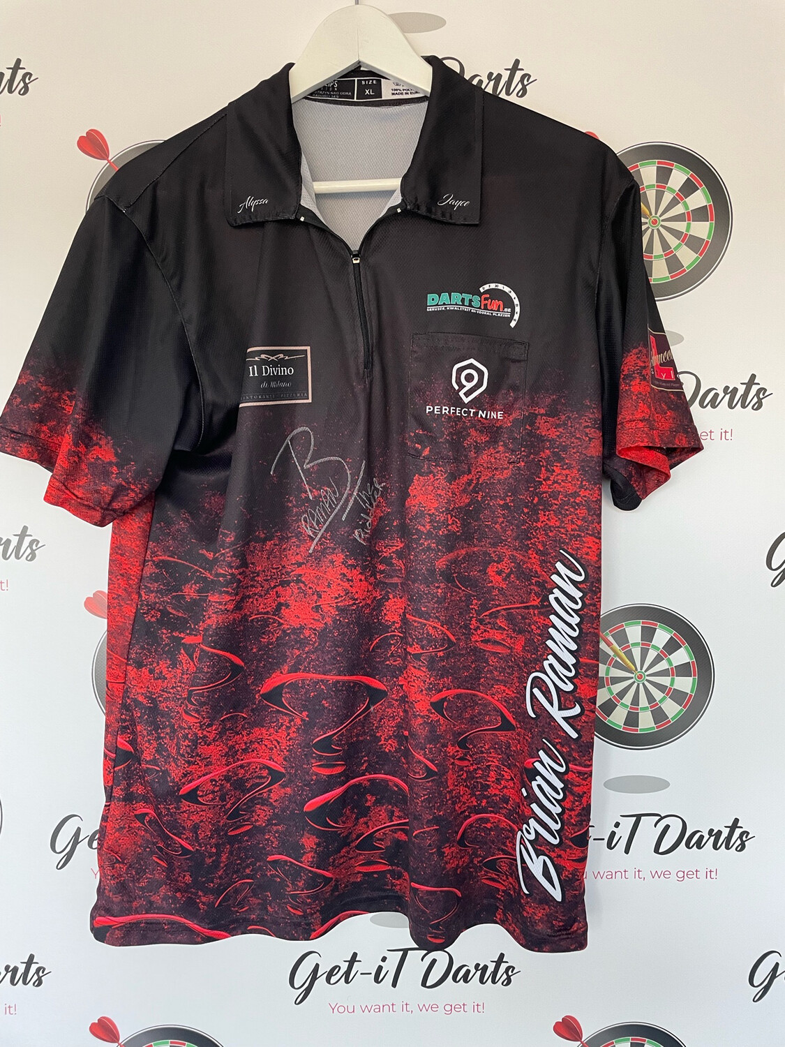 Brian Raman match used shirt season '22