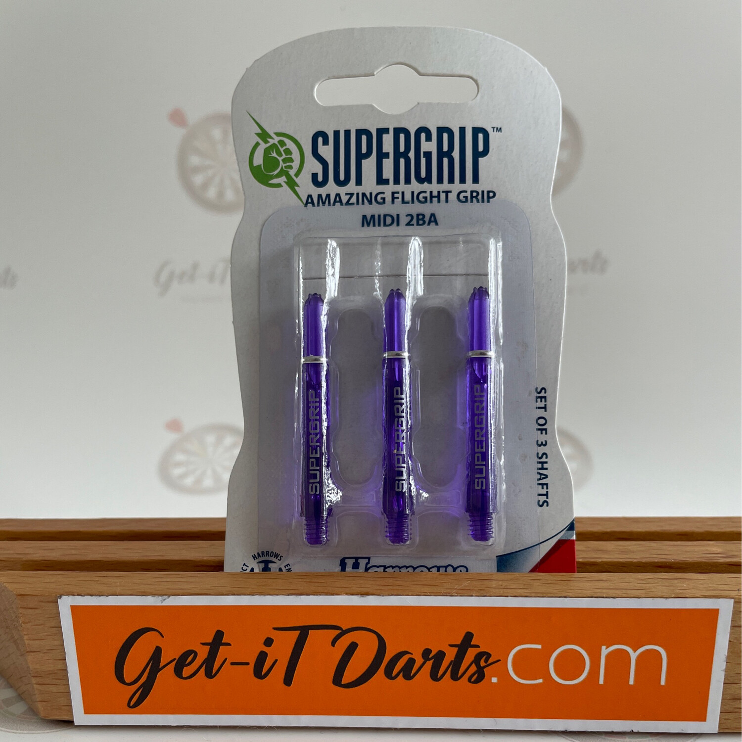 Harrows Supergrip amazing flight grip midi 2ba