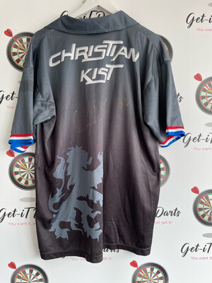 Match used shirt by Christian Kist Black