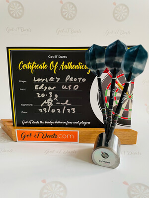 Loxley Prototype darts, 'Upside Down'