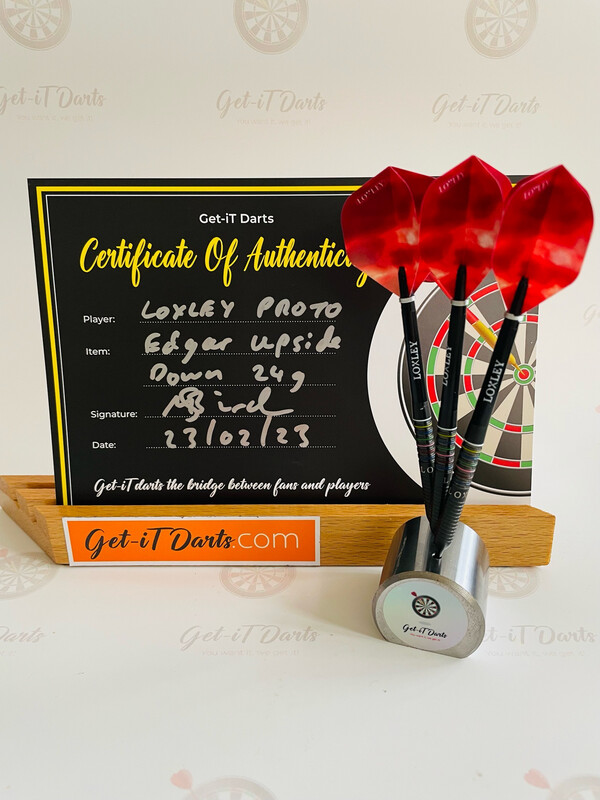 Loxley Prototype darts, 'Upside Down' 